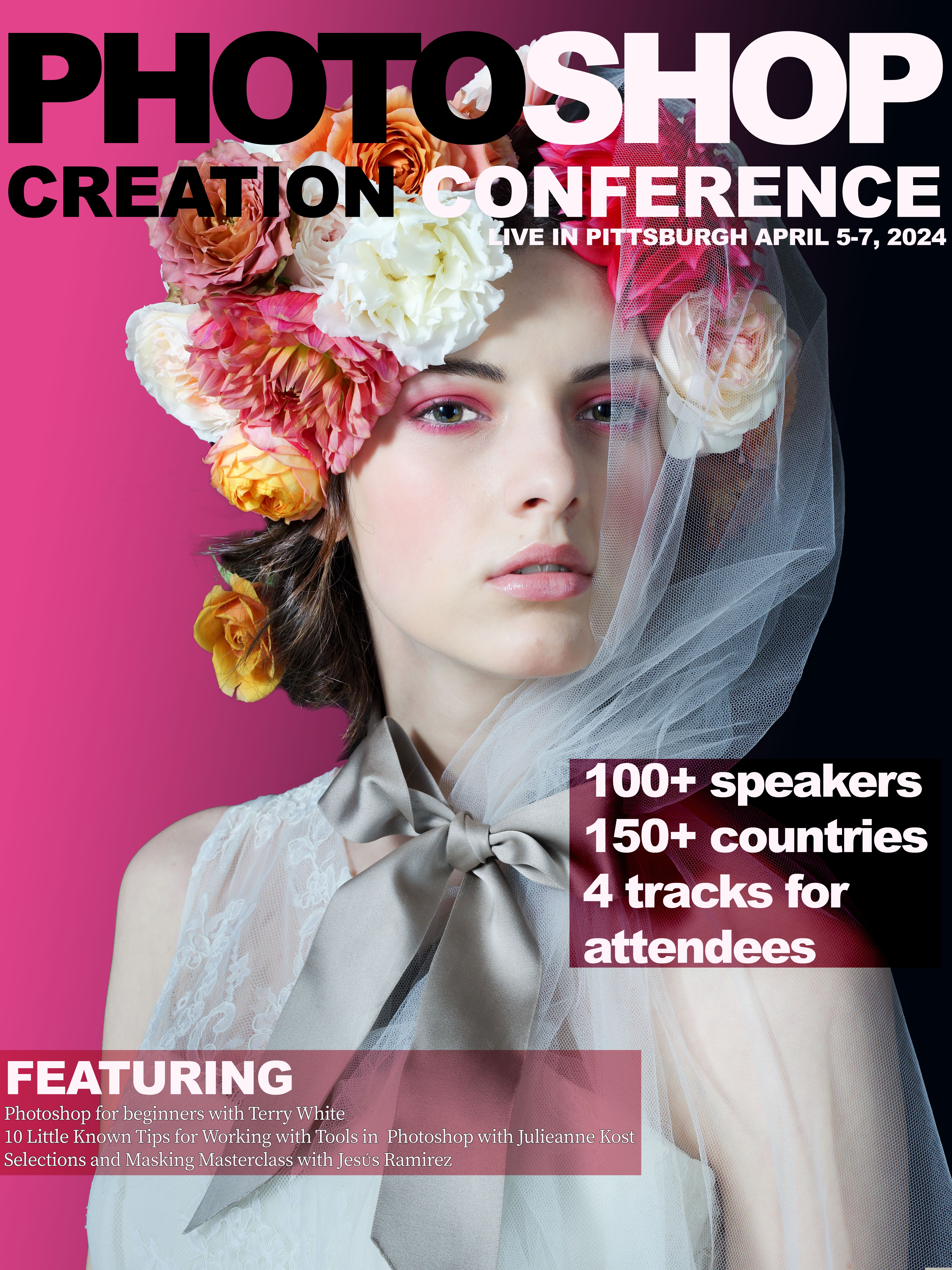 A poster for a fictional Photoshop conference